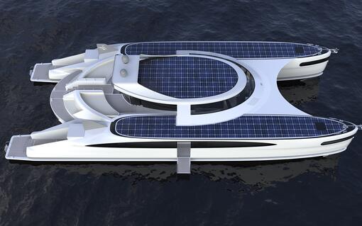 Lazzarini’s latest yacht design is a “hybrid-hybrid”