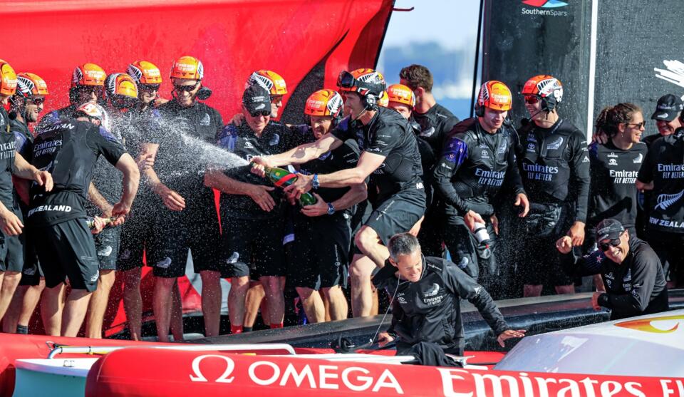Emirates Team New Zealand win the 36th America's Cup