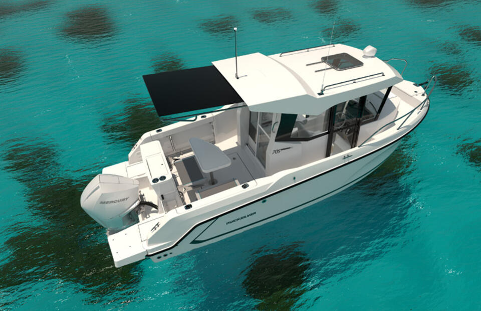 Quicksilver 705 Pilothouse - fisherman with comfort