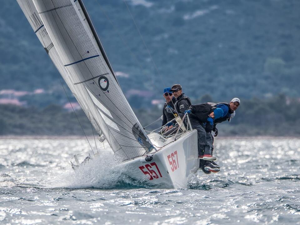 The local crew Panjić celebrated at the Biograd regatta Melges 24