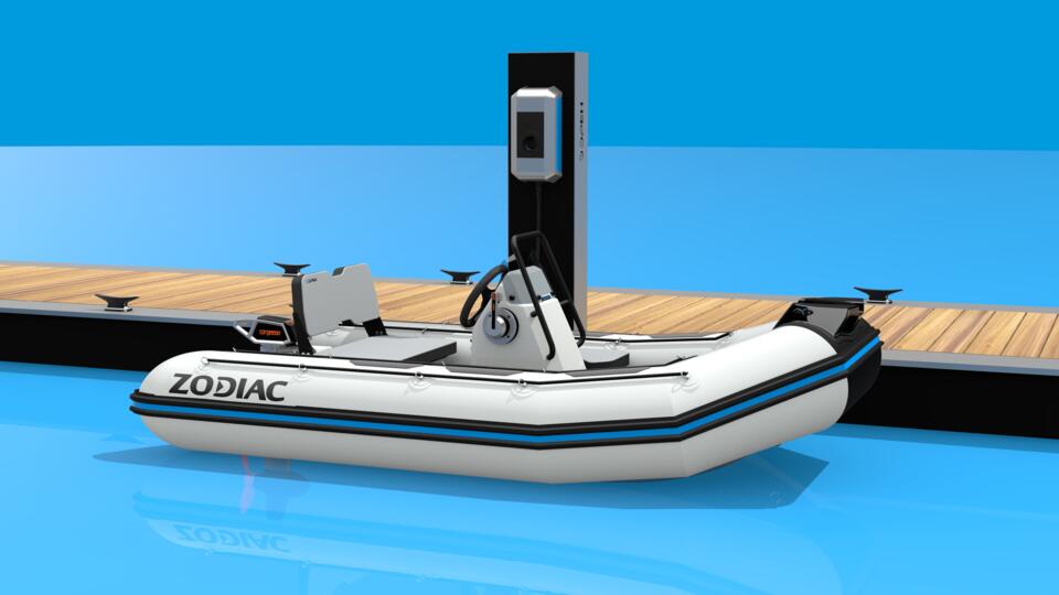 The new electric Zodiac eOPEN powered by Torqeed is part of a future-oriented approach