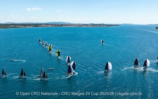 The Razjaren crew defended Melges' Croatian championship title